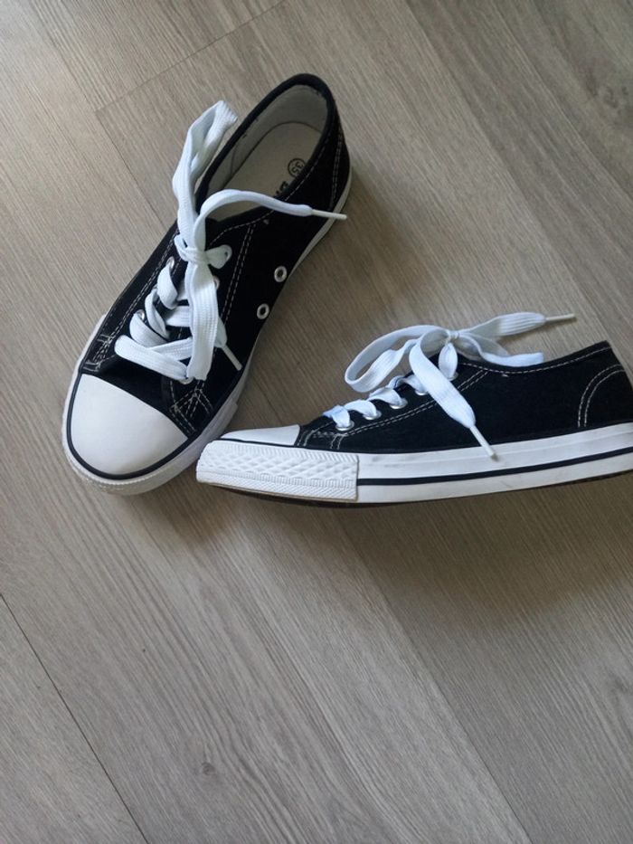 Baskets en toile style converse - photo numéro 6