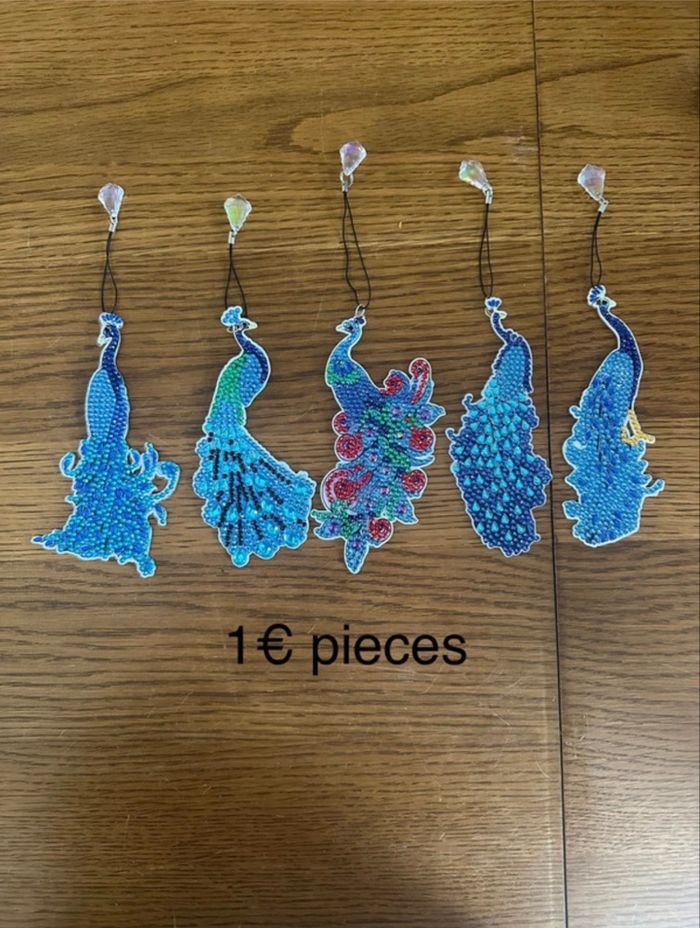 Marque page peinture diamant