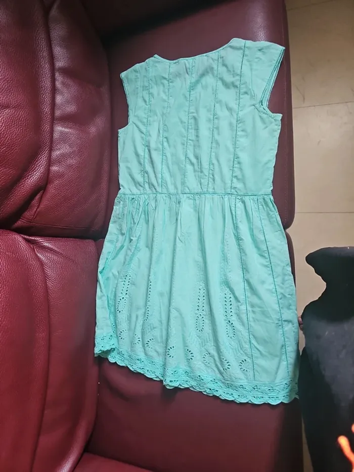 Robe femme été broderie anglaise avec doublure - photo numéro 11