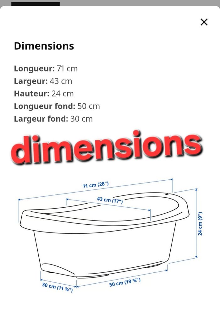 Baignoire pour bébé avec antidérapant - photo numéro 7