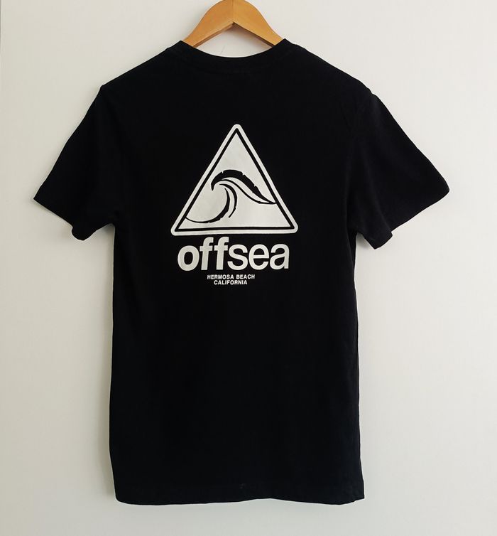 T-shirt noir. Offsea. H&M. Coton. Taille XS - photo numéro 4