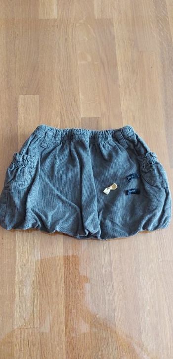 Jolie jupe bouffante velours bébé fille 24 mois