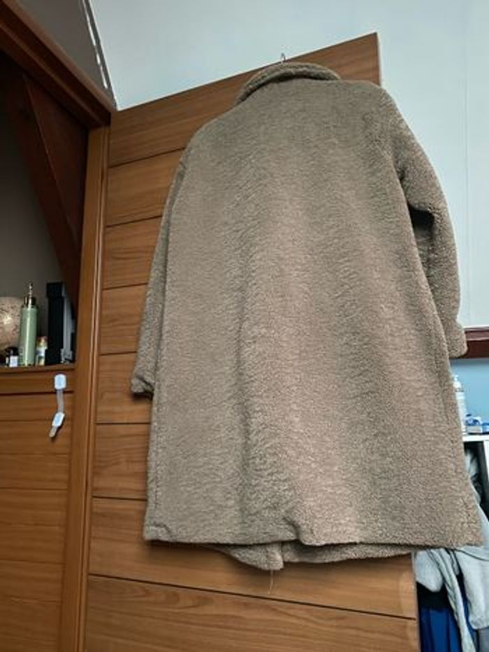 Manteau femme Teddy bear taupe laparisiennek taille L - photo numéro 3