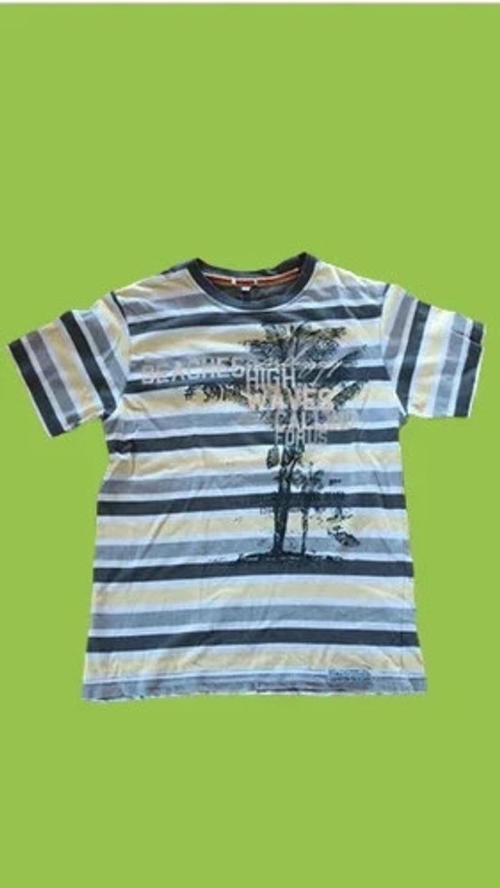 🤩10 ans 11 ans 12 ans here and there superbe tee shirt en coton bio - photo numéro 10