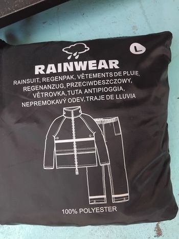 Vêtements de pluie taille L