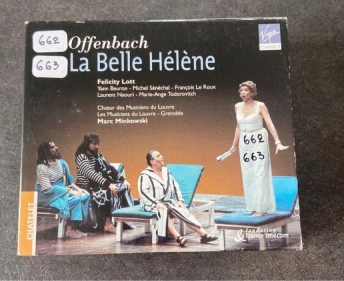 Album (2cd+livret) opérette La belle Hélène Offenbach