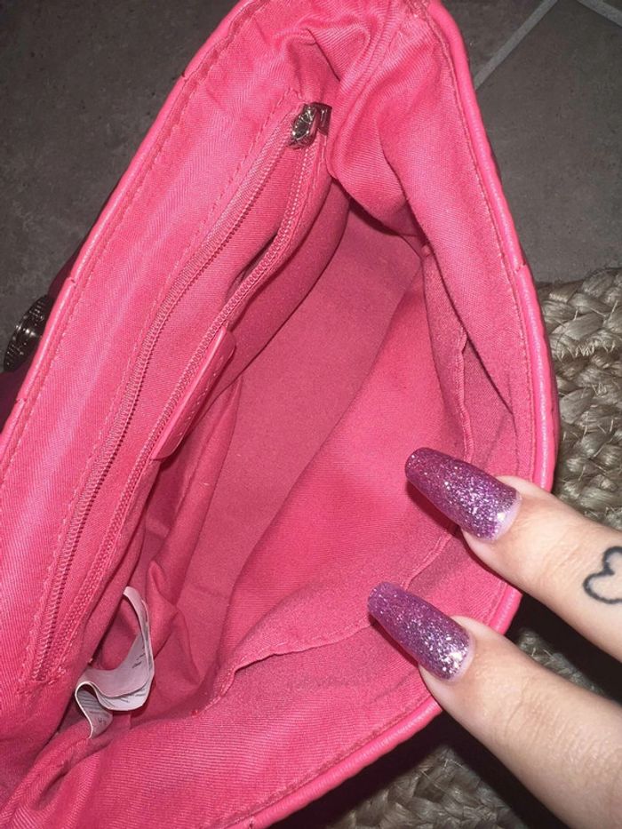 Sac rose matelassé Tendance - photo numéro 3