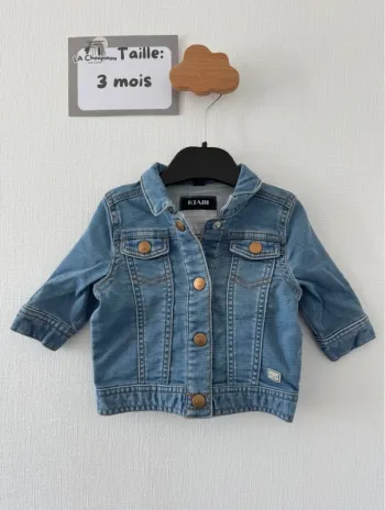 Veste en jean - taille 3 mois 🌸