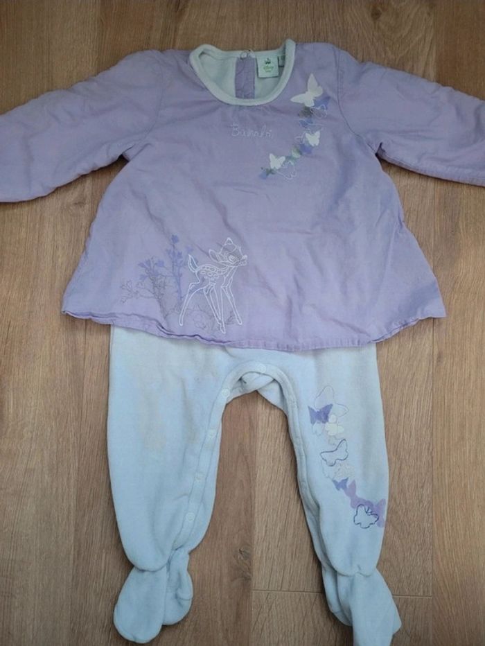 Pyjama velours Disney 18 mois