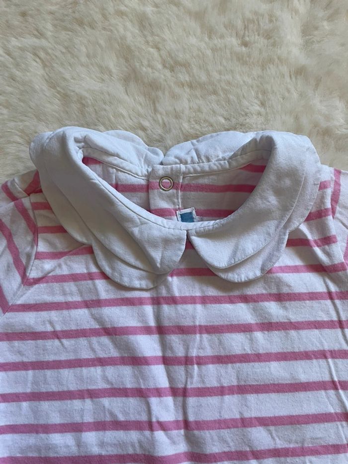 T-shirt marinière Jacadi 3 ans - photo numéro 2