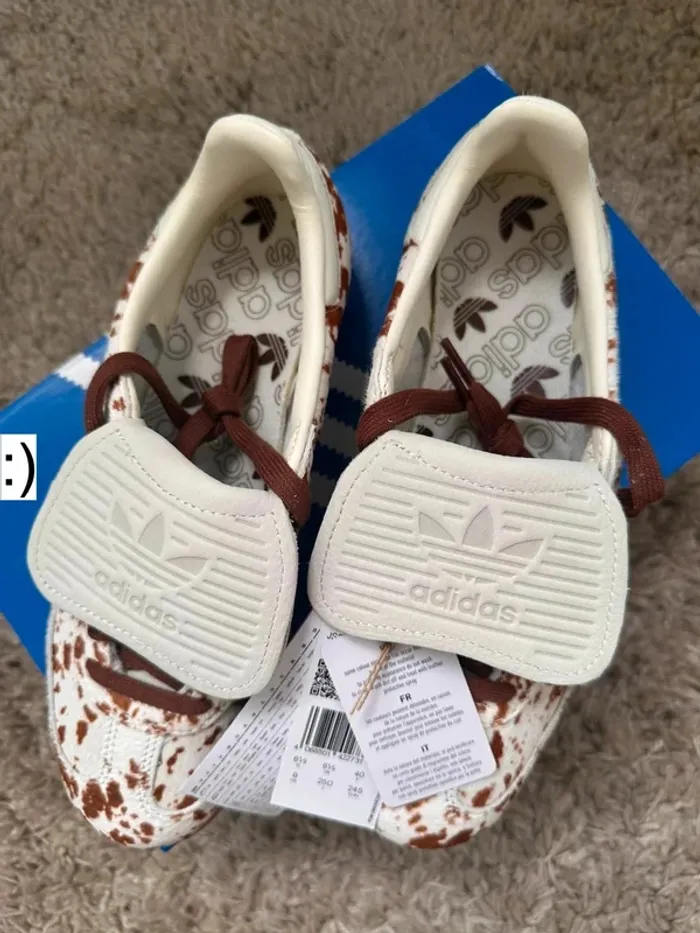 Adidas Samba Og LT cow print Brown White vache marron blanc - photo numéro 5
