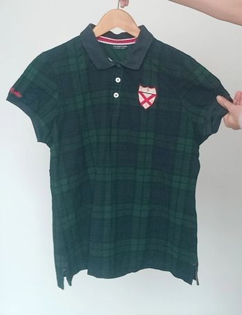 Polo a carreaux vintage homme taille 36