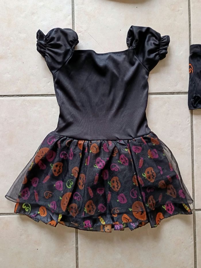 Déguisement Halloween Robe + chapeau T 3-4 ans - photo numéro 4