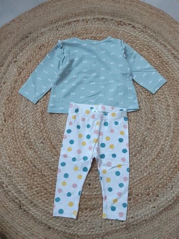 Tenue haut manches longues et legging 9 mois