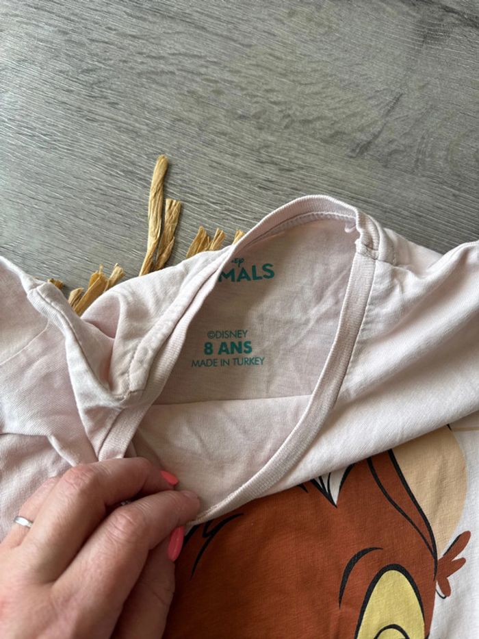 T shirt bambi Disney 8 ans - photo numéro 3