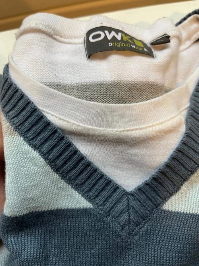 Pull col V taille XL - photo numéro 4