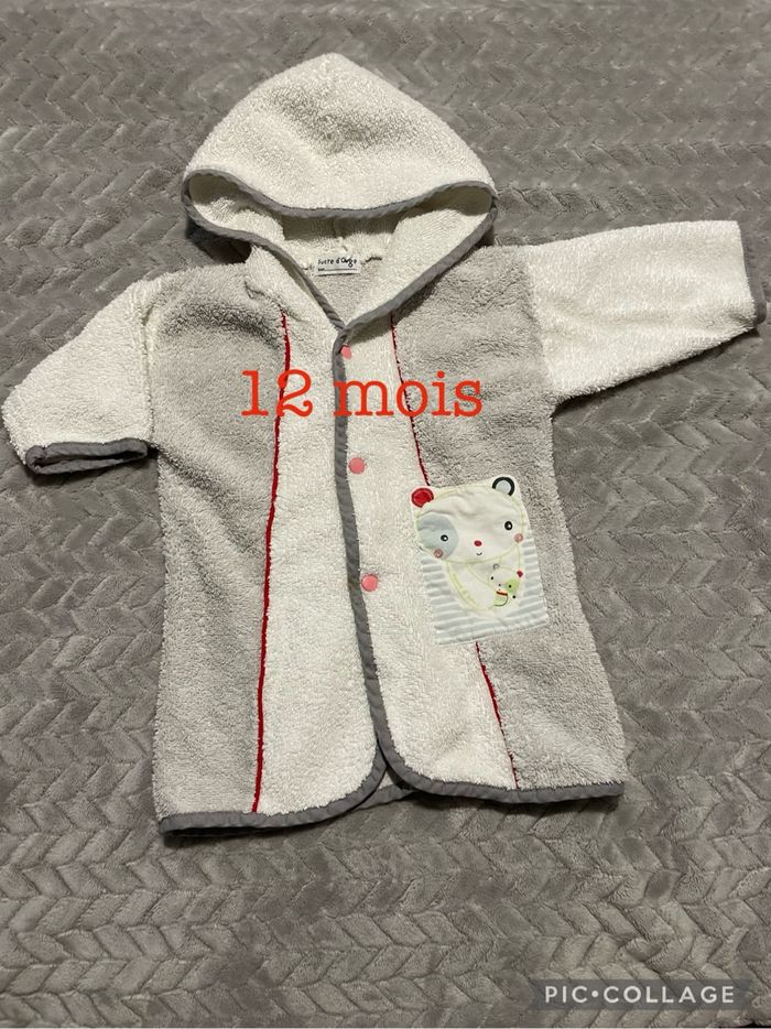 Peignoir de bain Sucre d’Orge 12 mois