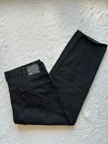 Jean Levi’s 550 Relaxed Fit droit taille haute Noir Homme/Unisexe W42 L30 (XXL/52)