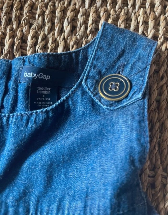 Chemise Mango haut rayé + Robe denim GAP - photo numéro 4