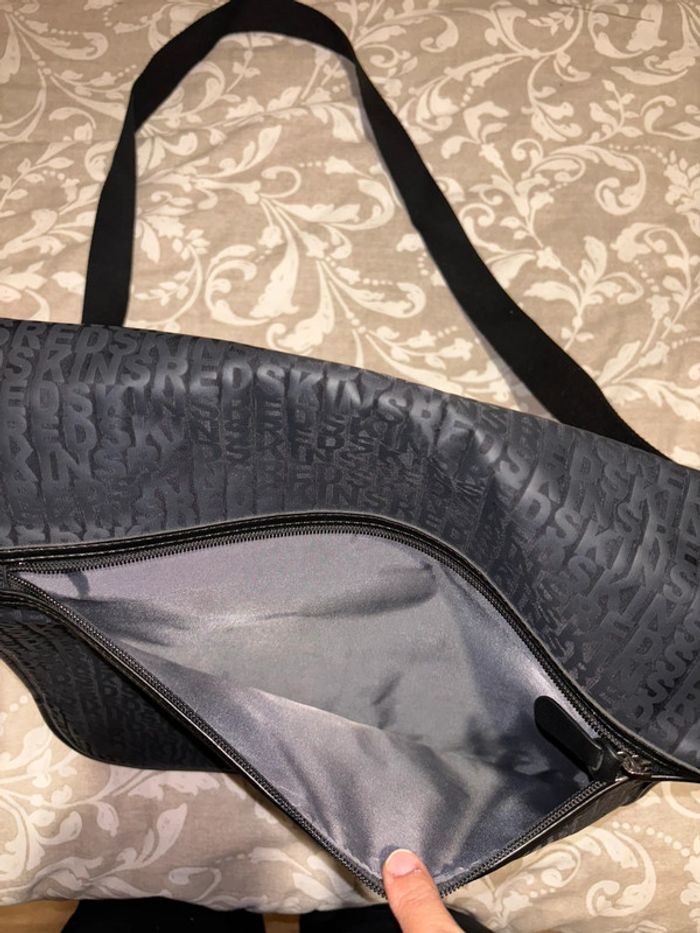 Sac besace redskins neuf noir - photo numéro 2