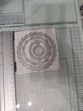 Lot 3 dies matrice de découpe scrapbooking forme cercle décoré