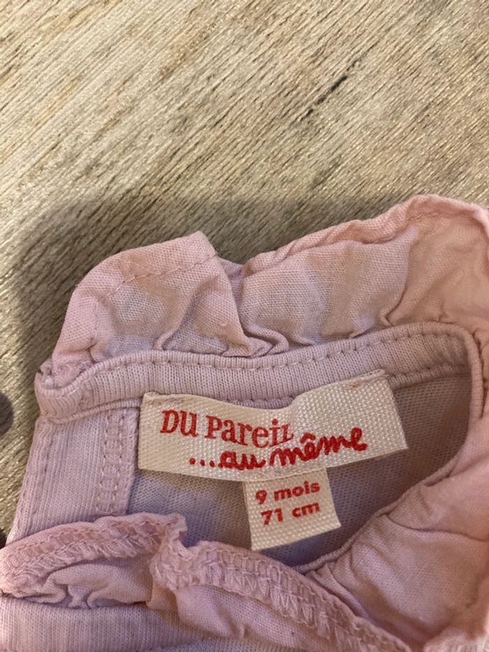 T-shirt 9 mois dpam - photo numéro 2