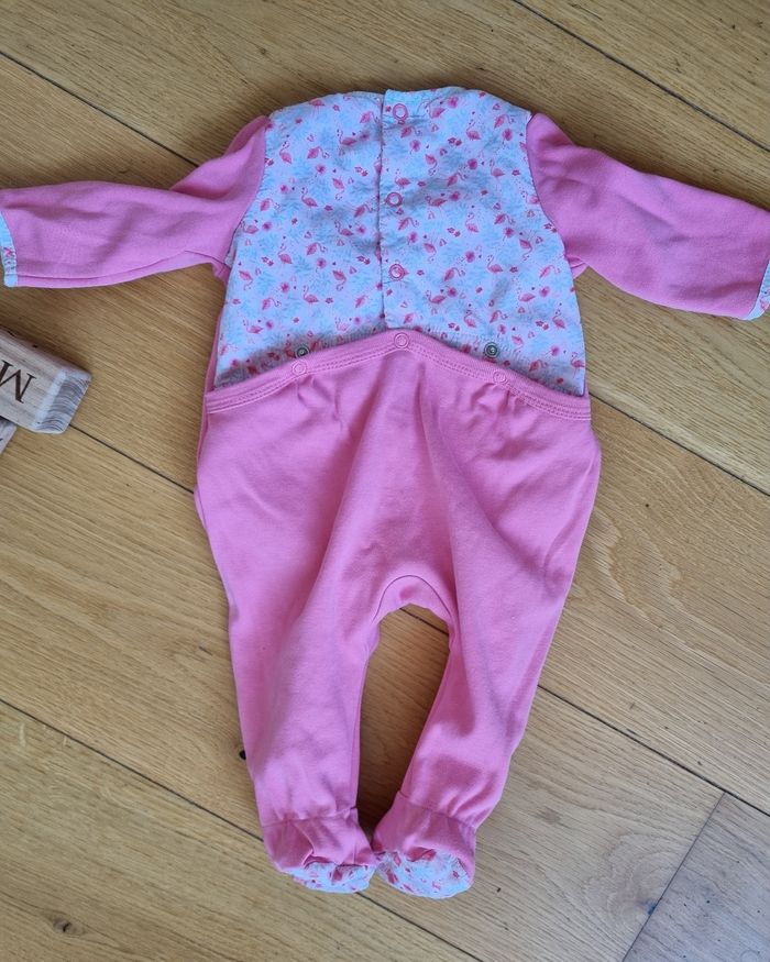 Grenouillère flamand rose - photo numéro 5