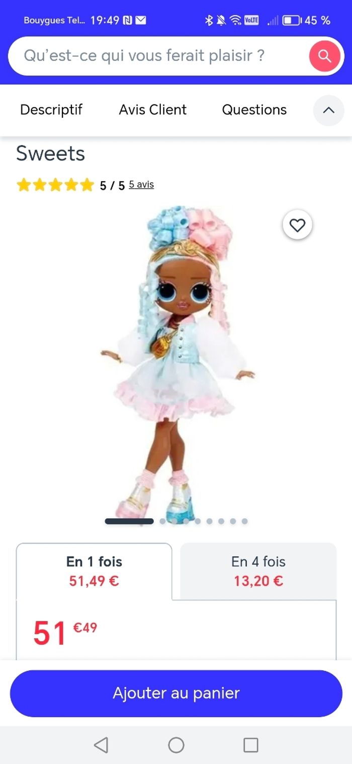 Poupée lol grande - photo numéro 5