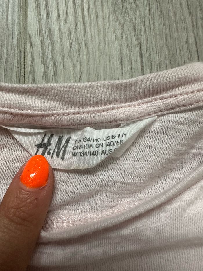 T-shirt ML H&M 8/10 ans - photo numéro 4