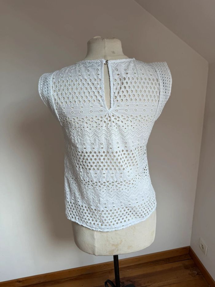 Superbe blouse en dentelle ajourée Morgan 🌸 38 M - photo numéro 5