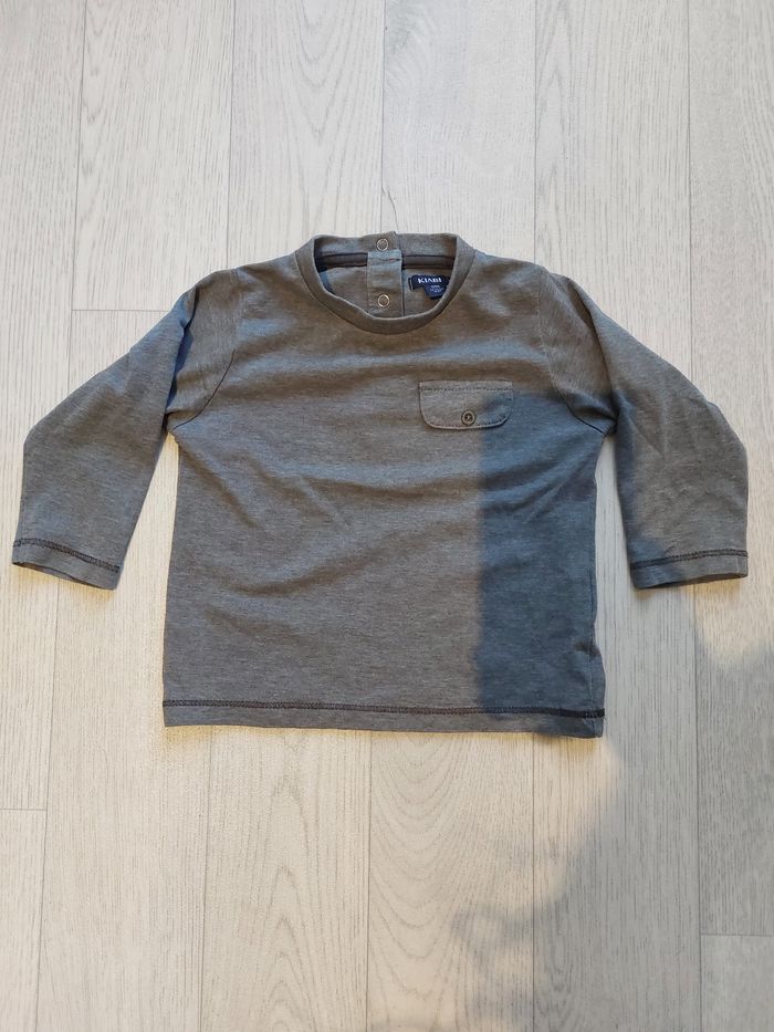 Lot 3 t-shirts manches longues 12m - photo numéro 5