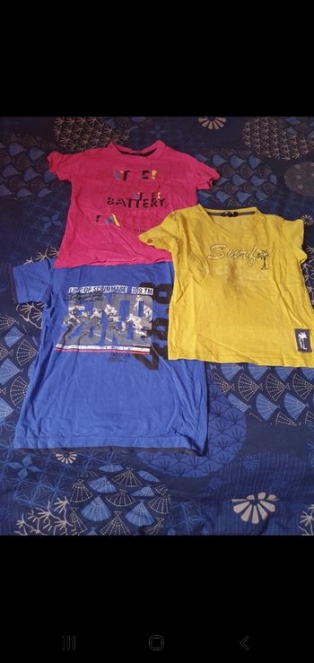 Lot de 3 tee shirt garçon  WE