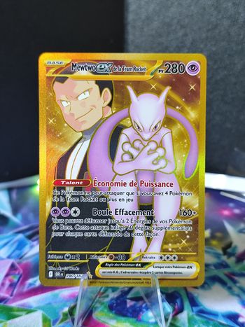 Carte pokémon neuve 🇨🇵 MewTwo Ex de la team rocket 240/182 Rivalités Destinées