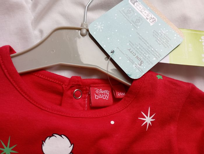 Robe rouge manches longues Minnie DISNEY 24 mois neuve 15€ - photo numéro 2