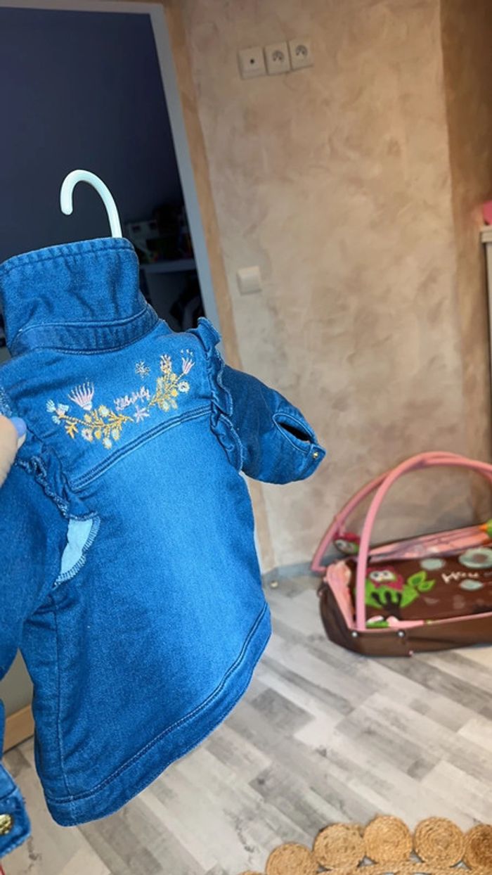Veste en jeans fourrés à l’intérieur - photo numéro 2