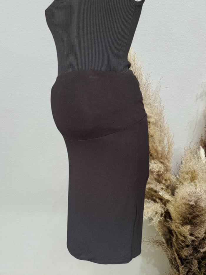 Jupe de grossesse midi noir T38/M - photo numéro 2