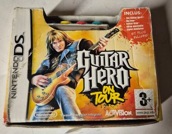 Nintendo ds guitar hero on tour pack grip cartouche boite