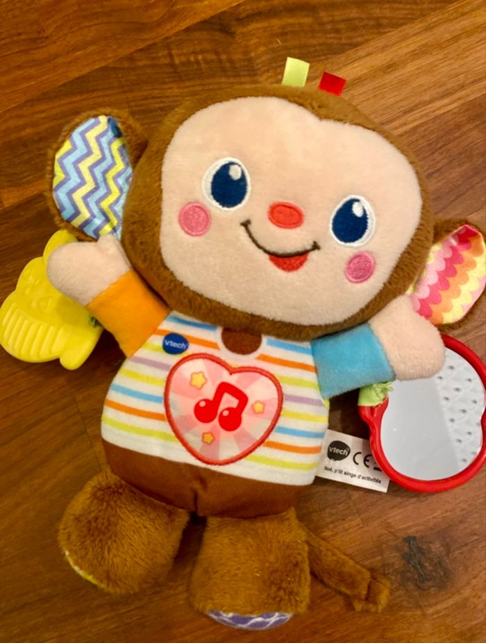 Peluche d'activités Vtech Baby P'Tit Singe Noé