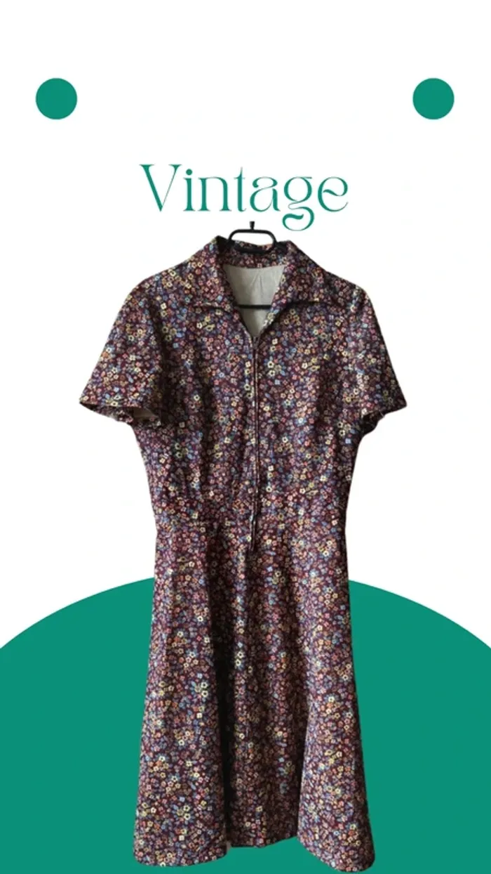 Robe vintage seventies bohème