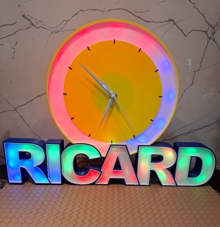 Lampe Horloge Led Ricard - photo numéro 2
