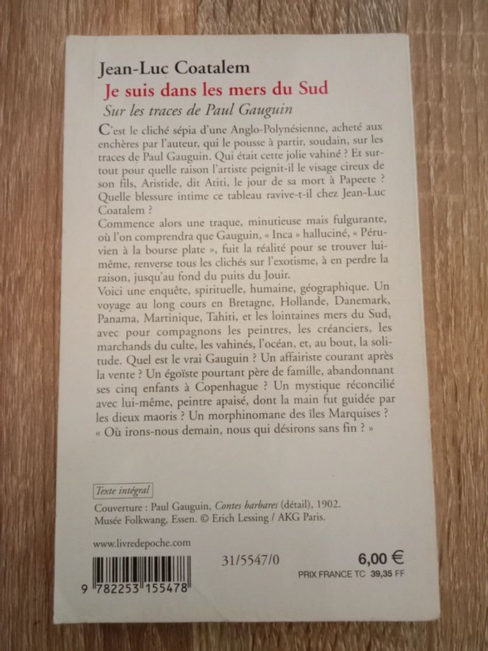 Jean-Luc Coatalem 🪅 Je suis dans les mers du Sud - photo numéro 2
