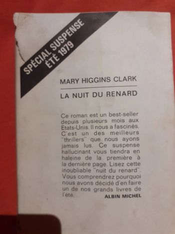 La nuit du renard - Mary Higgins Clark