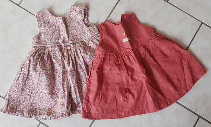 Lot de 2 robes 6 mois