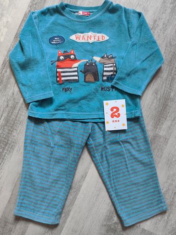 Pyjama velours doux 🦊 2A