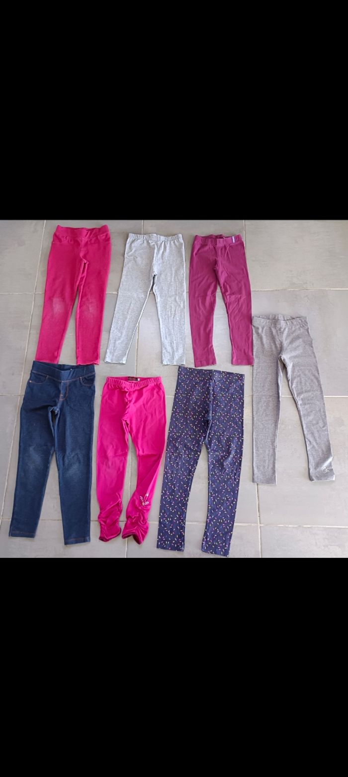 Gros lot de leggings en 5-6 ans 116 cm