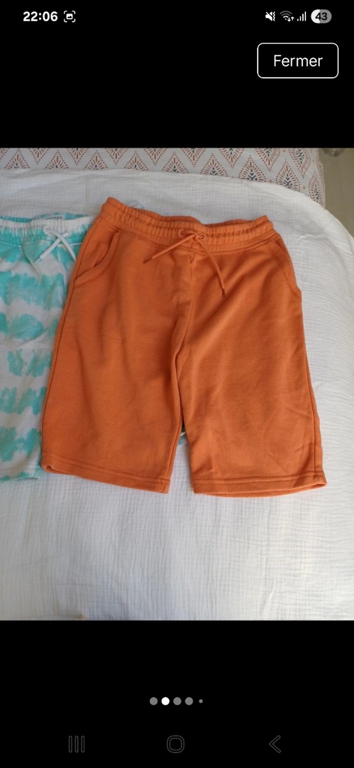Shorts garcon coton lot de 3 en 12 ans - photo numéro 2
