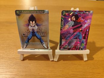 Lot cartes dragon ball super Vegeta C-17 foiled brillante promo