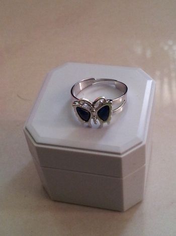 bague papillon pour petite fille