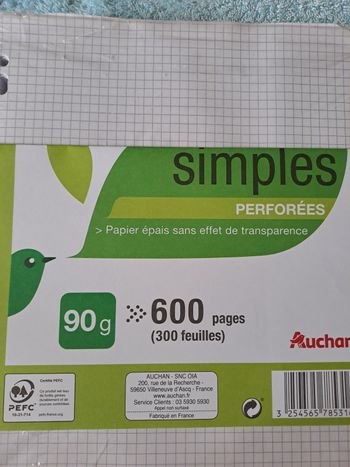 Feuilles simples