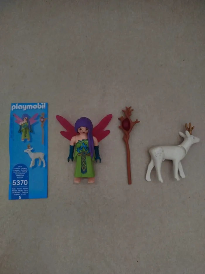 Fée avec son renne Playmobil - photo numéro 2